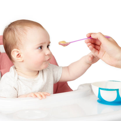 MKK-25-Kids Cute Food Grade Foods Feeding Training Baby Spoon (Set of 6 pcs)