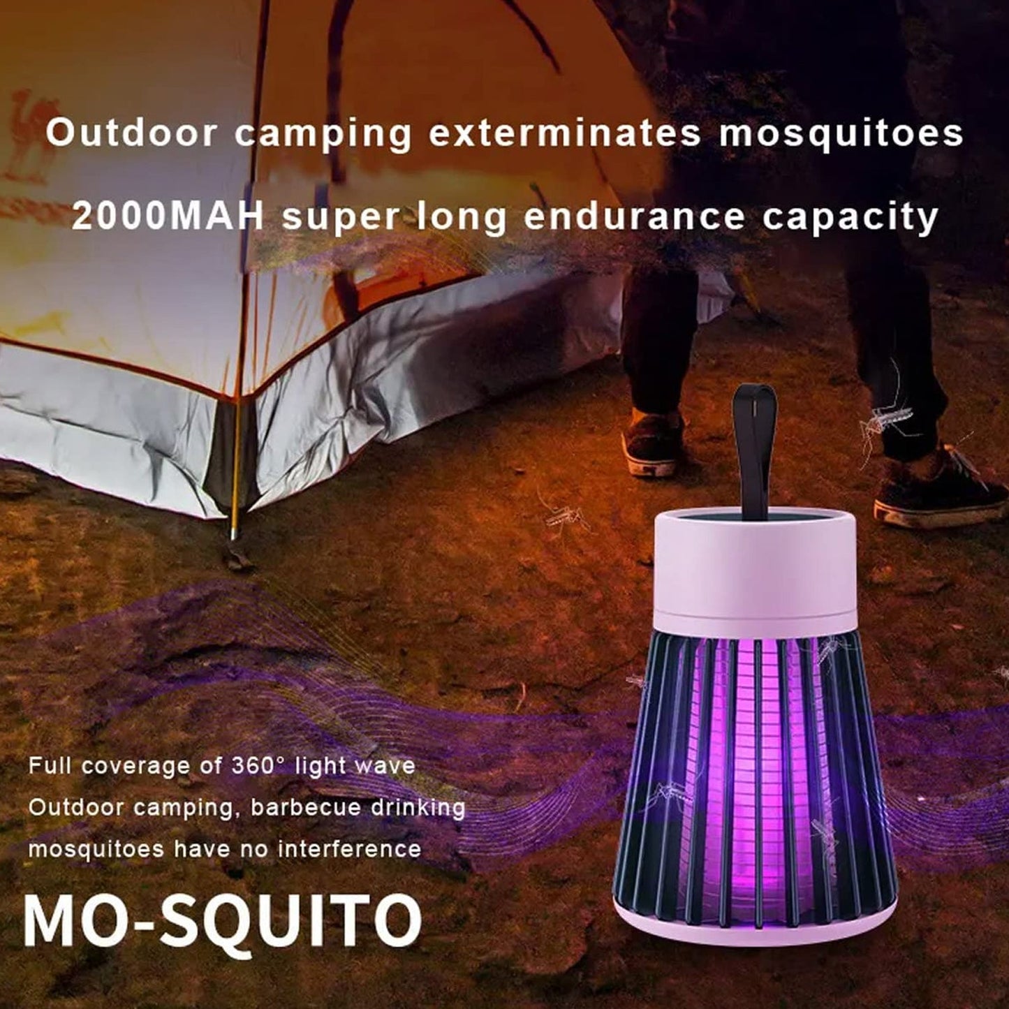 Mosquito Killer Machine  Mosquito Killer USB Powered Bug Zapper Mosquito Lamp For Home Electric LED Lamp Mosquito Killer Indoor  /  Outdoor Mosquito Trap Machine (X1069)