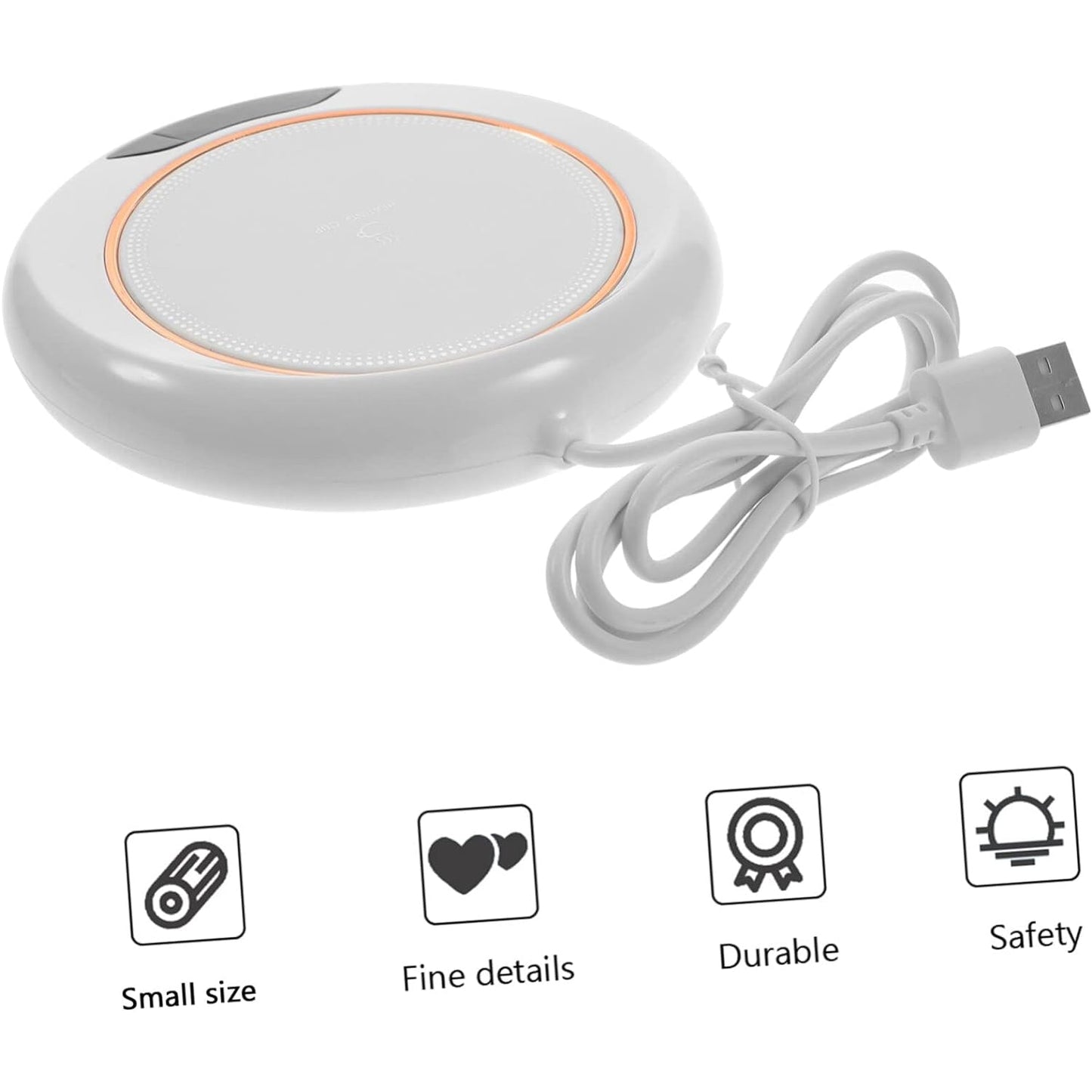USB Warm Coaster Heated Coffee Mug Portable Office Desk Portable Cup(1 Pc) (X329)