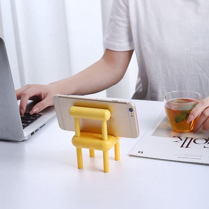 Mobile Phone Holder, Mini Chair Cell Phone Stand, 1 PC (X437)