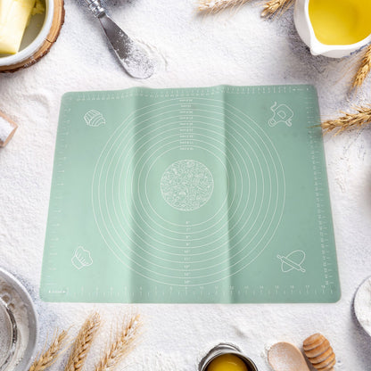Mat, Rolling Baking Mat with Measurements (50×40 Cm) (X639)