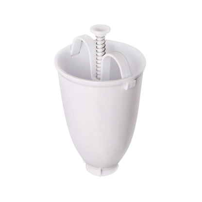 Efficient plastic donut and medu vada maker for quick and consistent results.