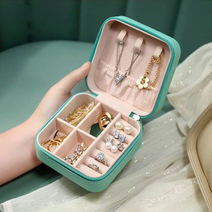 Mini PU Leather jewellery Box for Travel & Storage (X863)