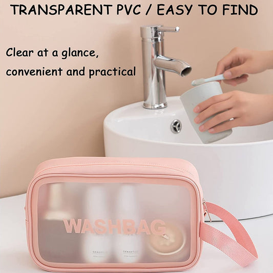 Cosmetic Bag | Wash Bag | Set of 3 pcs (Random Col.) (X611-)