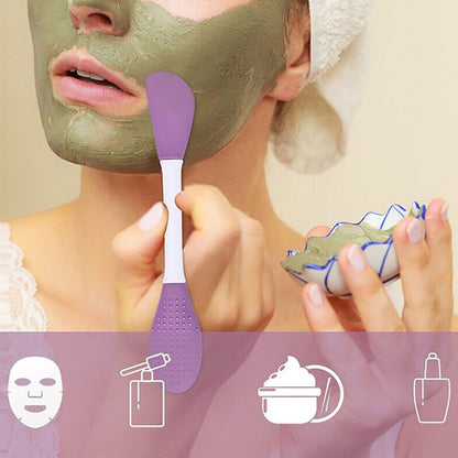 Double-headed Silicone Mask Brush Face Cleansing  (1 Pc) (X313)