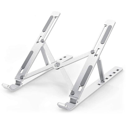 Laptop Stand for Desk | Metal Portable Laptop Stand, with 6 Adjustable Angles | Laptop Riser, Phone, and Tablet Stand | Compatible for All Laptop (X554)