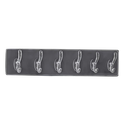 Adhesive Golden &  Transparent Heavy Duty Wall Hook (X360)
