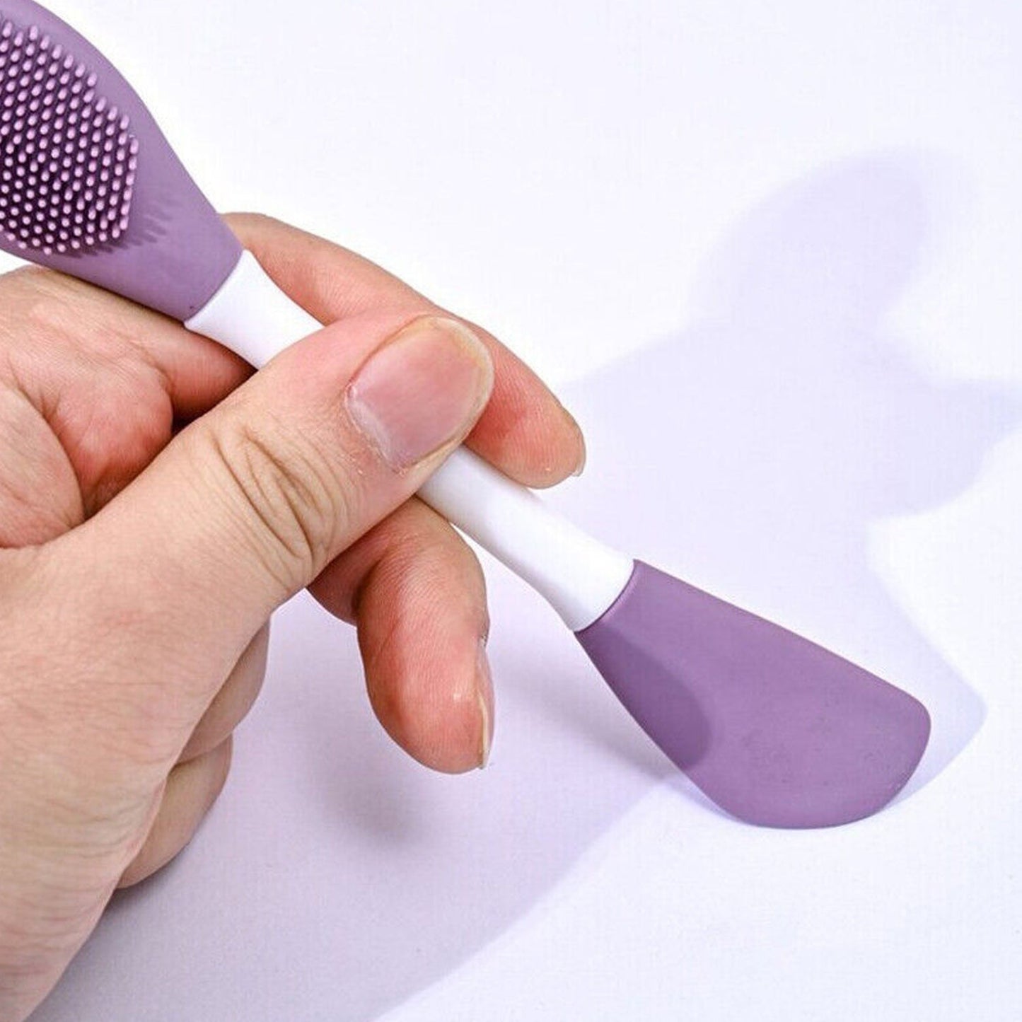 Double-headed Silicone Mask Brush Face Cleansing  (1 Pc) (X313)