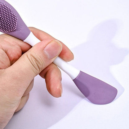 Double-headed Silicone Mask Brush Face Cleansing  (1 Pc) (X313)
