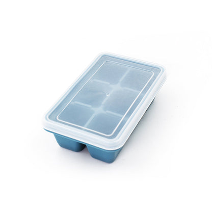 6 Grid Silicone Ice Tray used in all kinds of places like household kitchens for making ice from water and various things and all. (X1002)