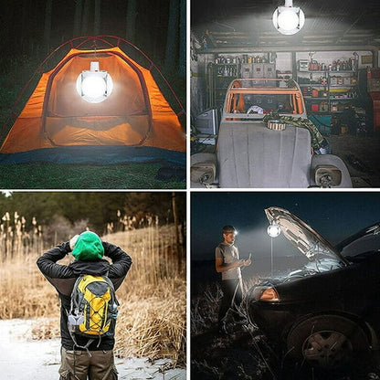 Solar Multi-Functional Emergency LED Light Bulb with USB Charging, (X435)