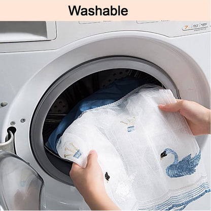 Ac Cover Air Conditioning Dust Cover Folding Designer Ac Cover For Indoor Split Cove (1 Pc) (ac curtain) (X354)