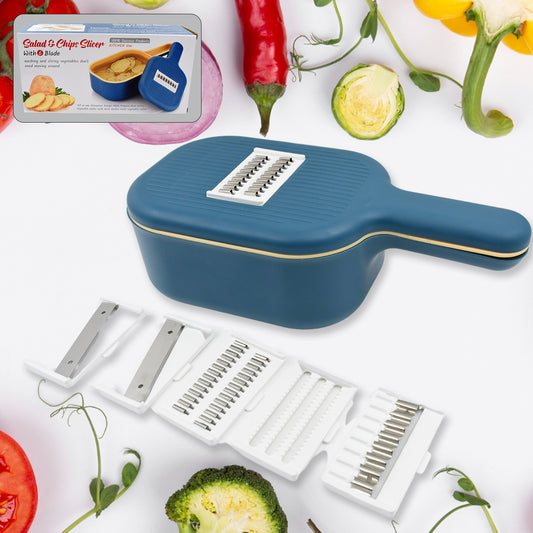 6 Blades Kitchen Accessories Tools  Appliances With Container  Handle (1 Set) (X265)