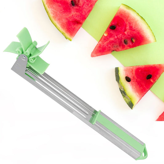 Stainless Steel Washable Watermelon Cutter Windmill Slicer Cutter Peeler for Home / Smart Kitchen Tool Easy to Use (X946)