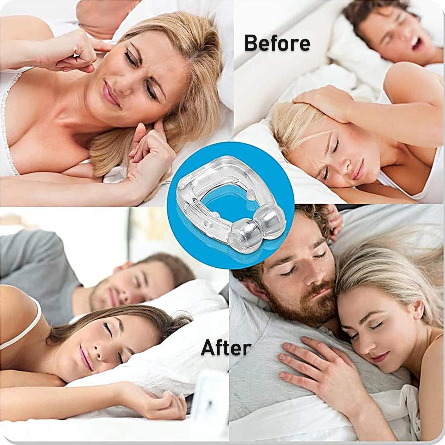 Anti Snore device for men and woman Silicone Magnetic Nose Clip (1 Pc) (X505)