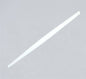 White plastic rolling pin for chapati making