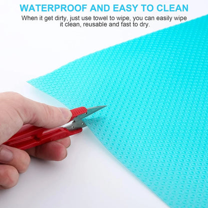 FRIDGE MAT 6PCS SET 30X45 CM (RANDOM COL) (X635)