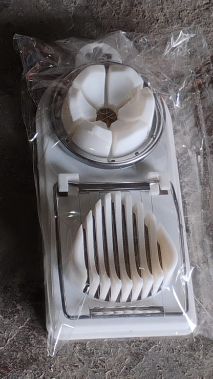 2 In 1 Egg Slicer, Egg Cutter For Hard Boiled Eggs (X268)