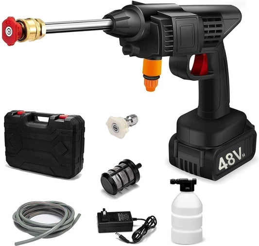 Wireless High Pressure Water Spray Gun Single Battery weight(485+) (X878)