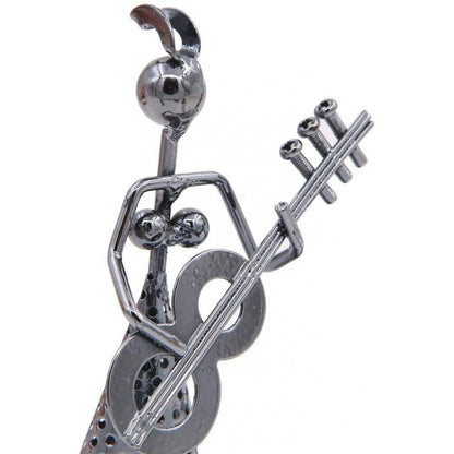 MUSICIAN PLAYING GUITAR PEN STAND SHOWPIECE (X928)