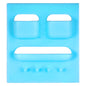 Plastic soap dish with toothbrush and toothpaste holder