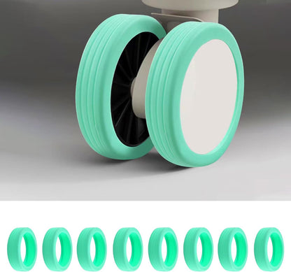 Silicone Trolley Wheel Cover for Chair, Suit case, Table (PACK OF 8 PCS) ((C7)-5-X177)
