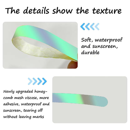 Car Wheel Hub Reflective Car Stickers Night Warning Stickers (20 Pcs Set Multicolored) (X9999-ND)