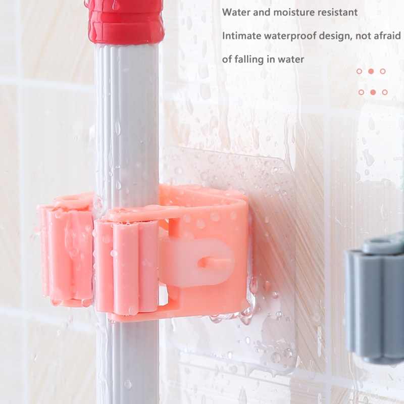 MKK+53-Magic Sticker Series Self Adhesive Mop and Broom Holder