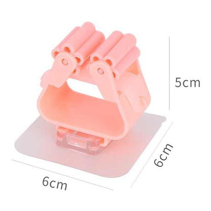 MKK+53-Magic Sticker Series Self Adhesive Mop and Broom Holder