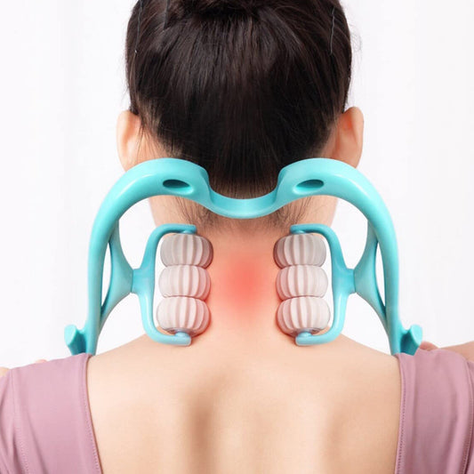 Neck & Shoulder Massager: Portable Relief for Back, Waist & More (1 Pc) (X500)