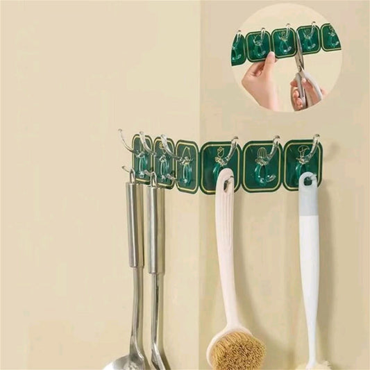 CUTE PATTERN 6 HOOKS STRIP (YS+X157)