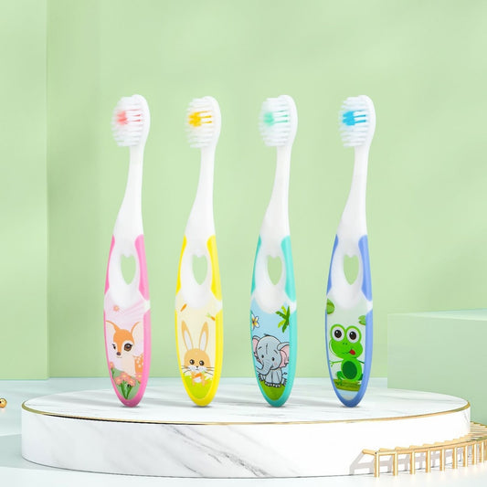 Cute Cartoon Printed Kids Tooth Brush (1Pcs) (YS+X126)