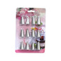 Cake Decorating Stainless Steel Nozzle (12pcs) (X925)