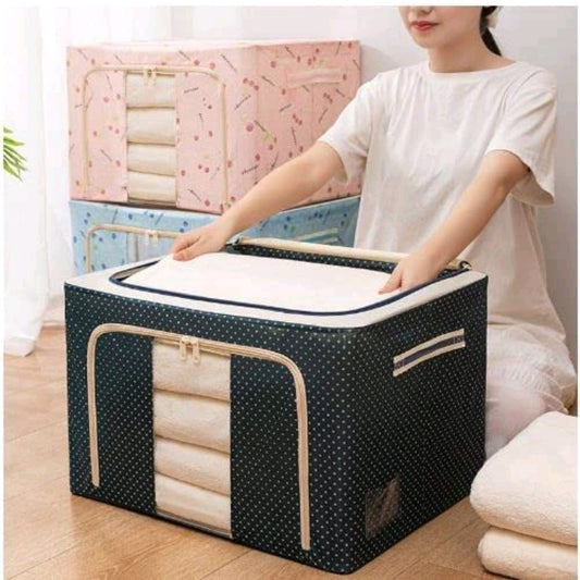 66 LIT CLOTH ORGANIZER BIG SIZE WITH STAND(MULTI COLOR) (YS+X140)
