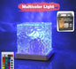 Dynamic Rotating Water Ripple Night Lamp With Remote