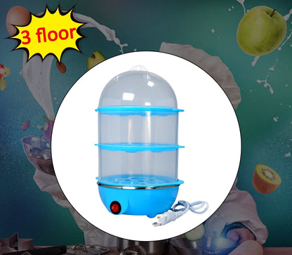 MKK-52-Egg Boiler / Poacher / Cooker / Electric Steamer (3 Layer)