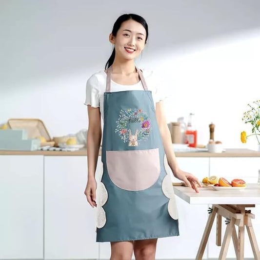 PRINTED COOKING APRON (RANDOM COL. OR DESIGN) 1PC ((B5)-2-X181)