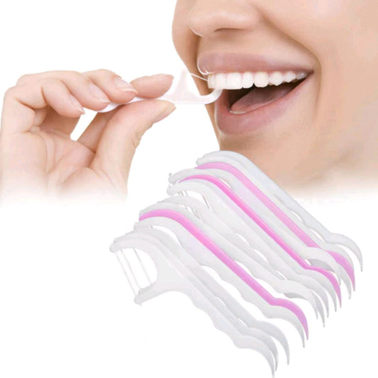 ORAL CARE DENTAL FLOSS TOOTHPICK STICKS (LOSE PACKING) (18 PCS)