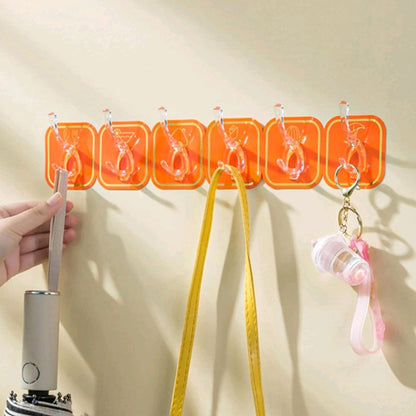 CUTE PATTERN 6 HOOKS STRIP (YS+X157)