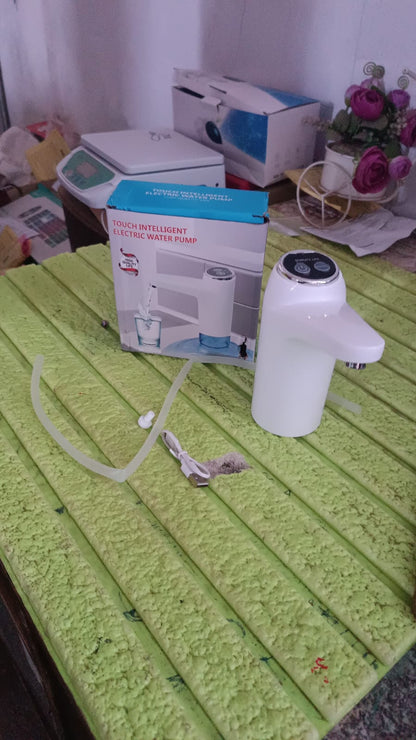Water Dispenser, Portable Water Bottle Pump USB Charging Electric Automatic Drinking Pump, Portable Drinking Dispenser Pump for Home Kitchen Living Room Office Camping (X198)