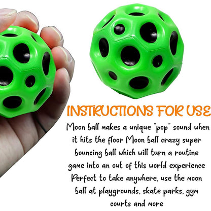 MKK-40-Rubber Super Bouncy Coral Star Anti Stress Ball Multicolor (1 Pc)