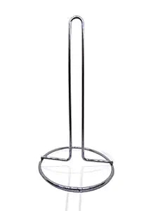 Portable Decorative Silver Tissue/Napkin Box Holder Stand (X1087)