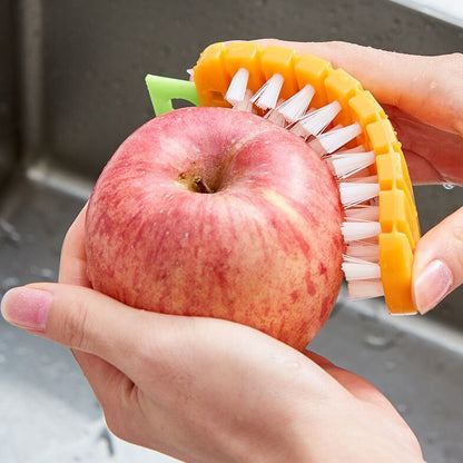 Vegetable Scrubbing Brush, Vegetable Scrubber Carrot Shape Vegetable Brush (X391)
