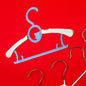 Large Dress Hanger Plastic Adjustable Child, Plastic Hangers Space Saving Lightweight Hangers, for Clothes, Coat, Shirt, Closet Cloth Hangers Ideal (5pc)