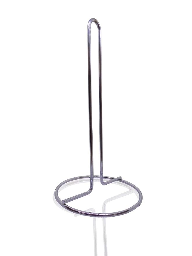 Portable Decorative Silver Tissue/Napkin Box Holder Stand (X1087)