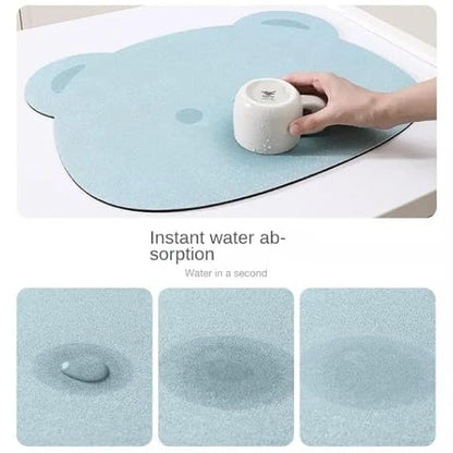 CARTOON PRINT DISH DRYING MAT (30x40) RANDOM DESIGN (X542)