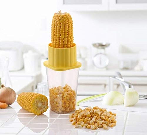 Multi Use Plastic Corn Stripper Cob Remover Bowl (X295)
