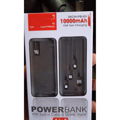 10000mAh Fast Charging Power Bank with Mobile Holder