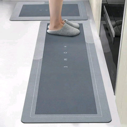 2PC Kitchen 3D Rubber Abstract Floor Mat (39*58)(39*118) (YS+X117)