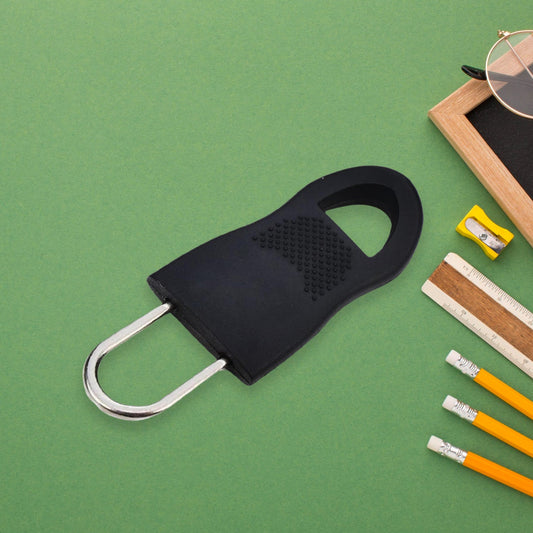 Zipper Pull Tab Zipper Tags Cord Pulls Zipper Extension Zip Fixer for Luggage Suitcase Backpack BLACK & BROWN (10 Pc) (X905)